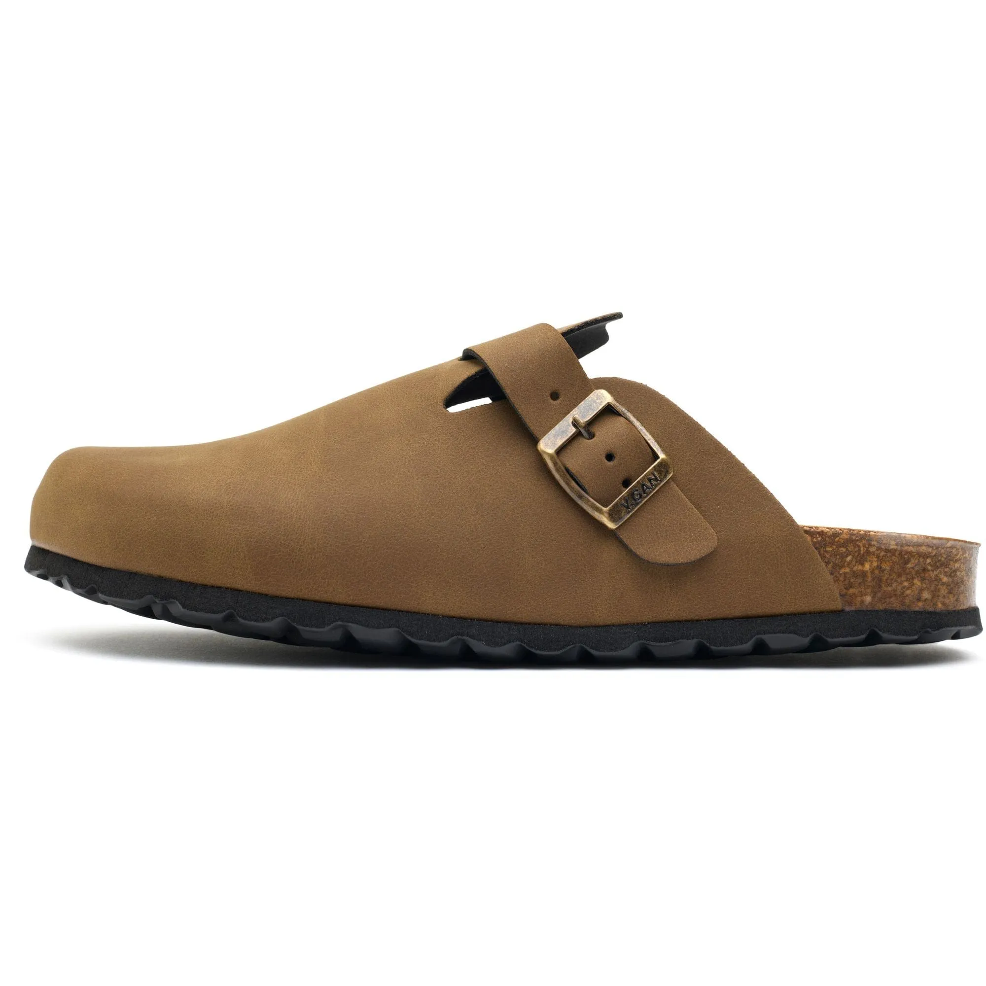 Taro Comfort Men's Vegan Footbed Sandals | Brown