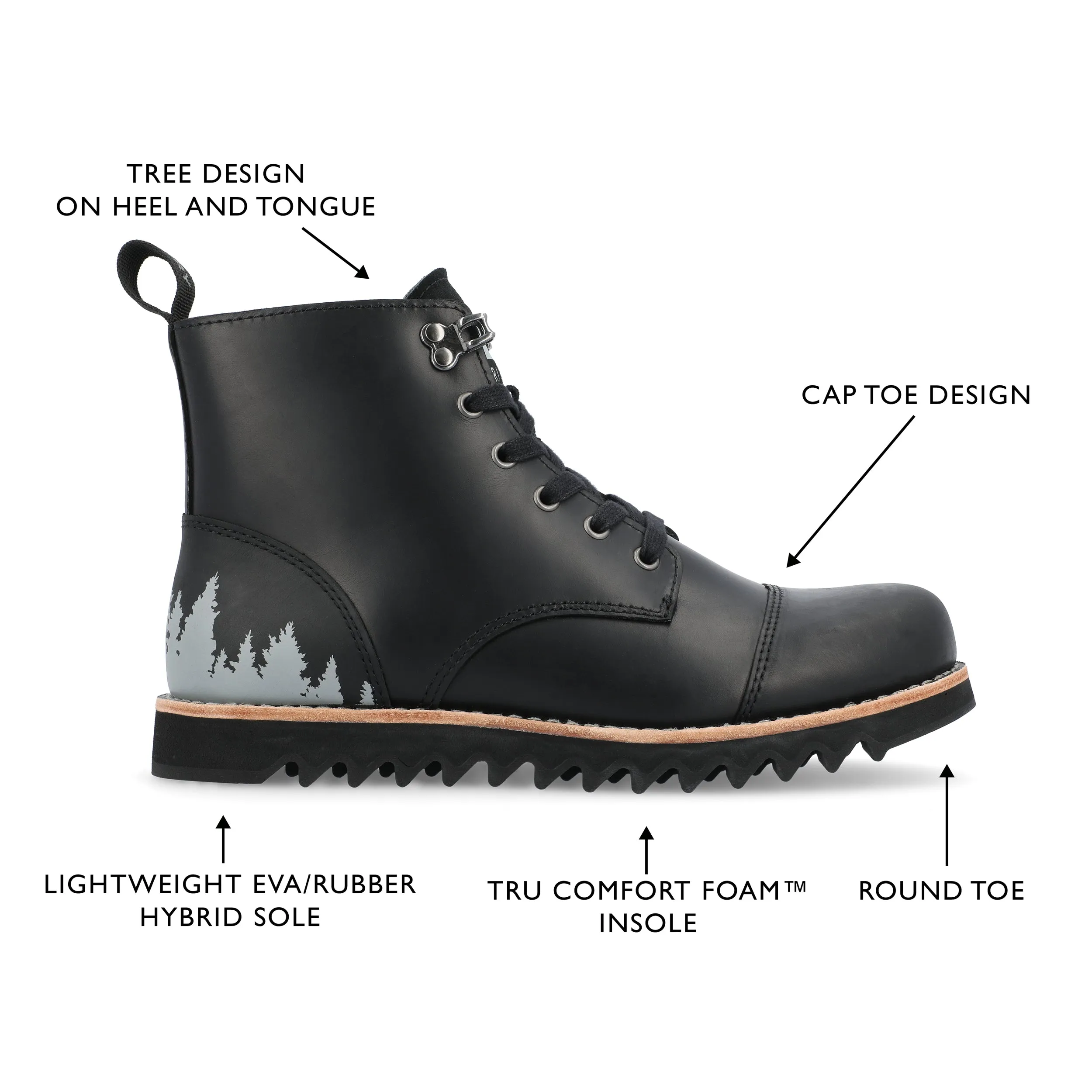Territory Zion Water Resistant Lace-Up Boot