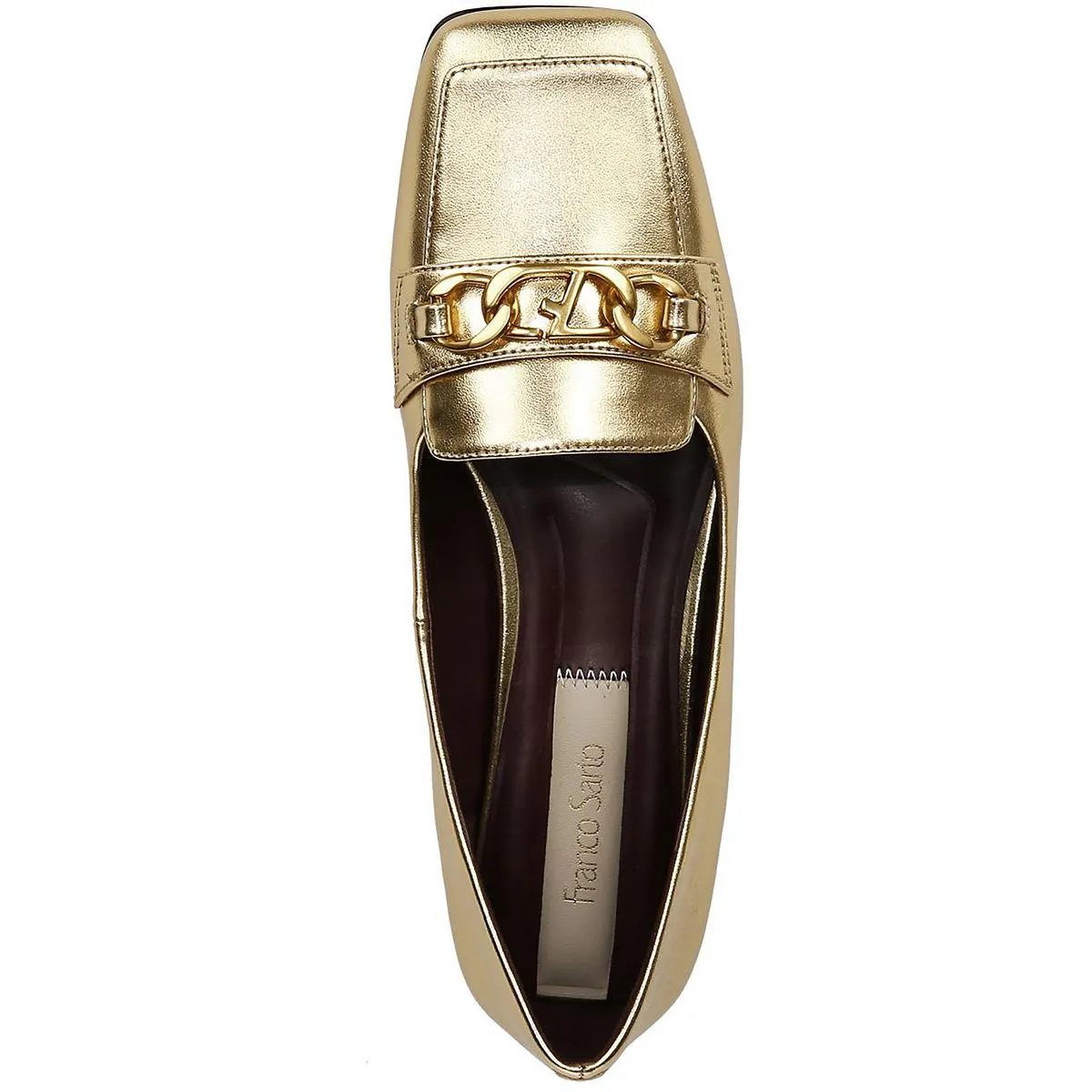 Tiari Womens Faux Leather Embellished Loafers