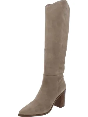 Ticada Womens Pointed Toe Knee-High Boots