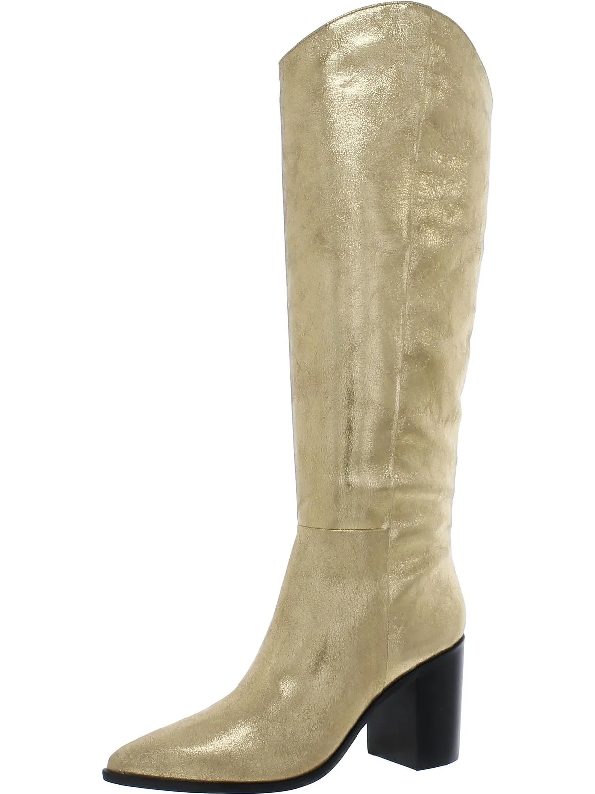 Ticada Womens Pointed Toe Knee-High Boots