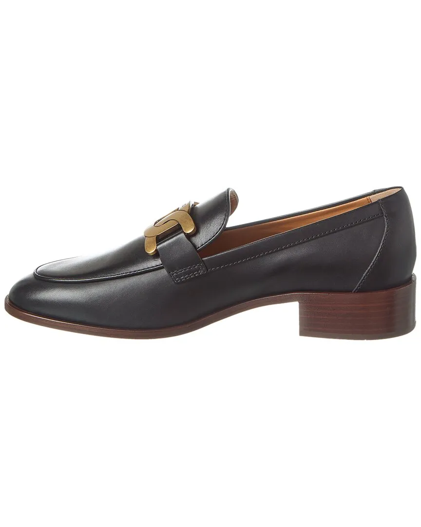 TOD��s Chain Detail Leather Loafer