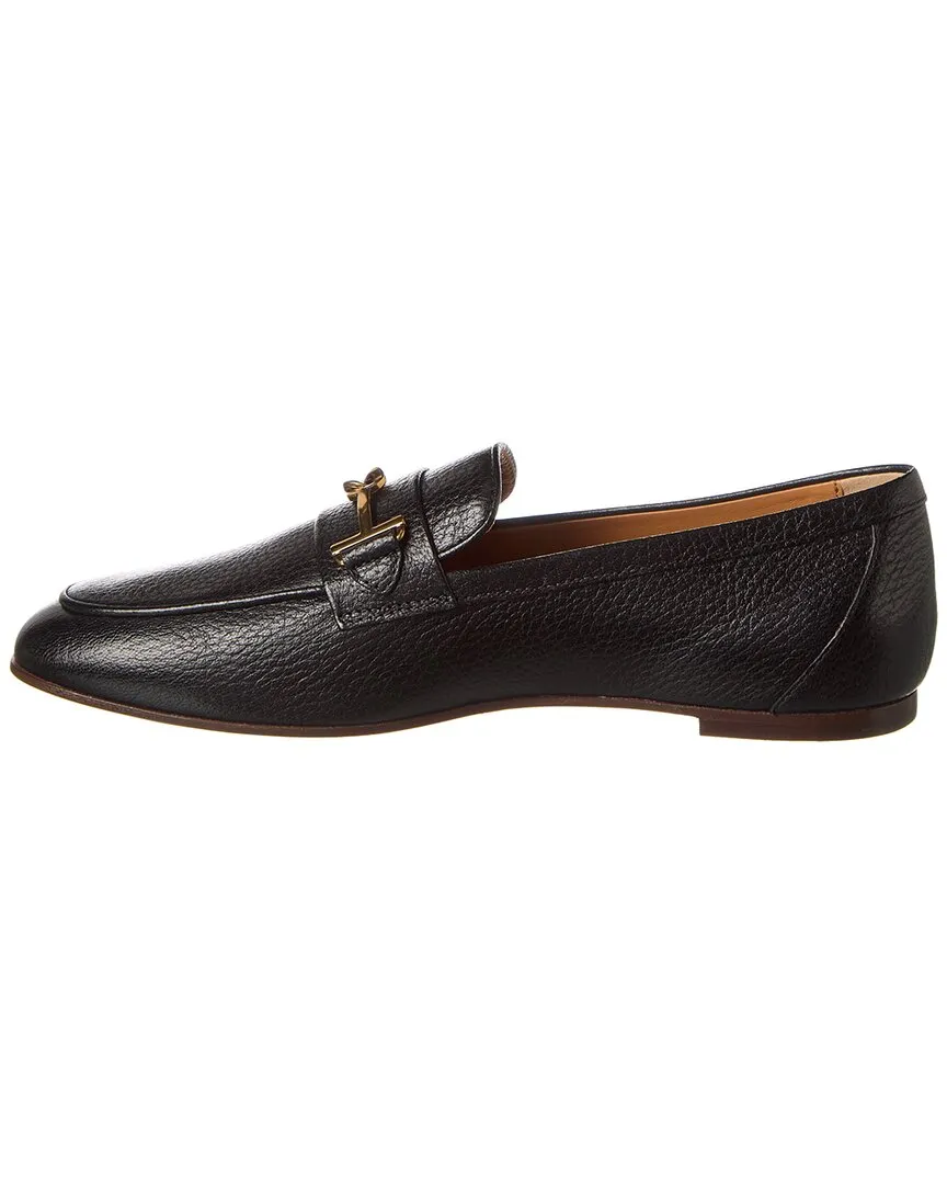 TOD��s Double T Leather Loafer