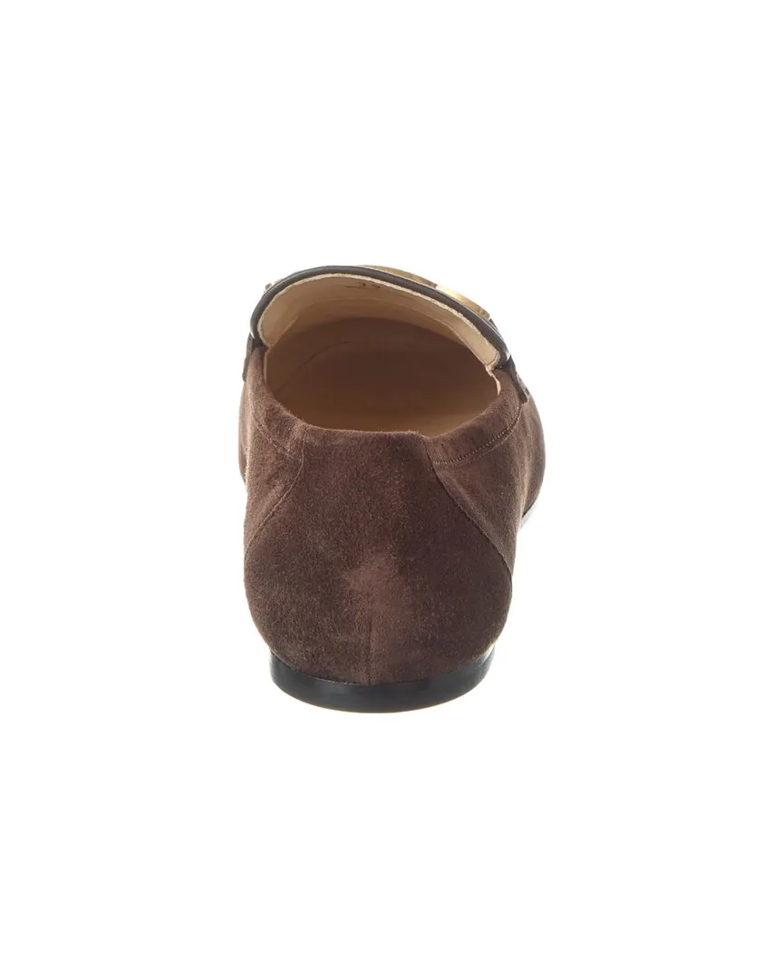 TOD’s Kate Suede & Leather Loafer