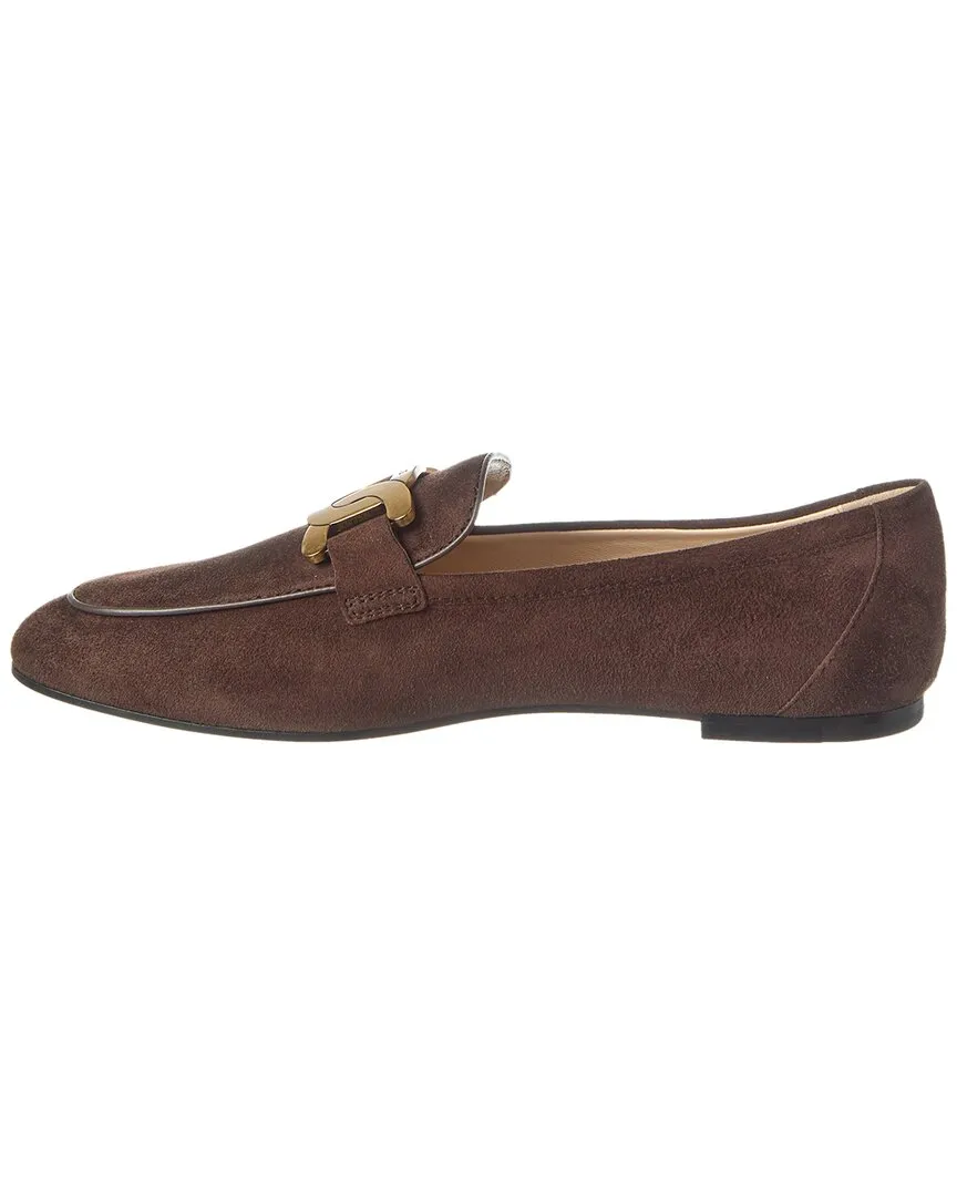 TOD’s Kate Suede & Leather Loafer