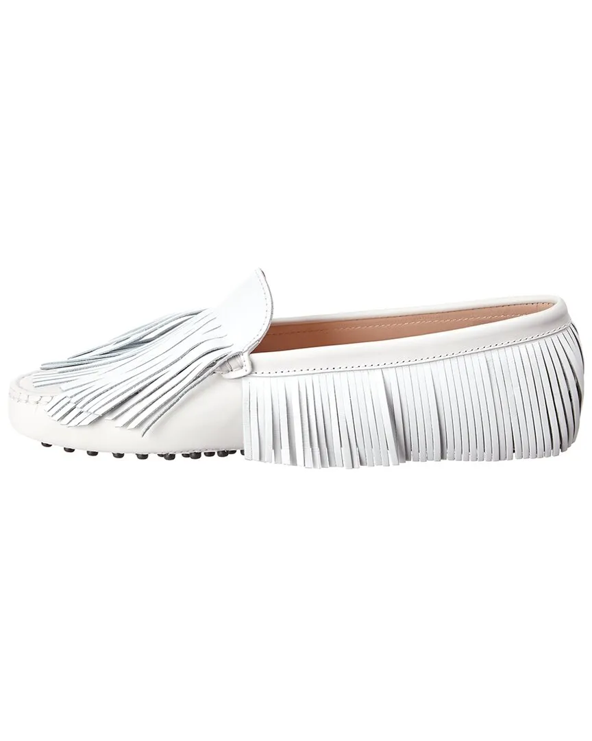 TOD��s Tassel Fringe Leather Loafer