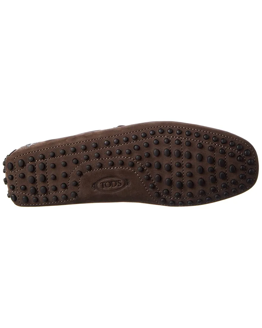 TOD��s x Ferrari New Gommini Suede & Leather Loafer