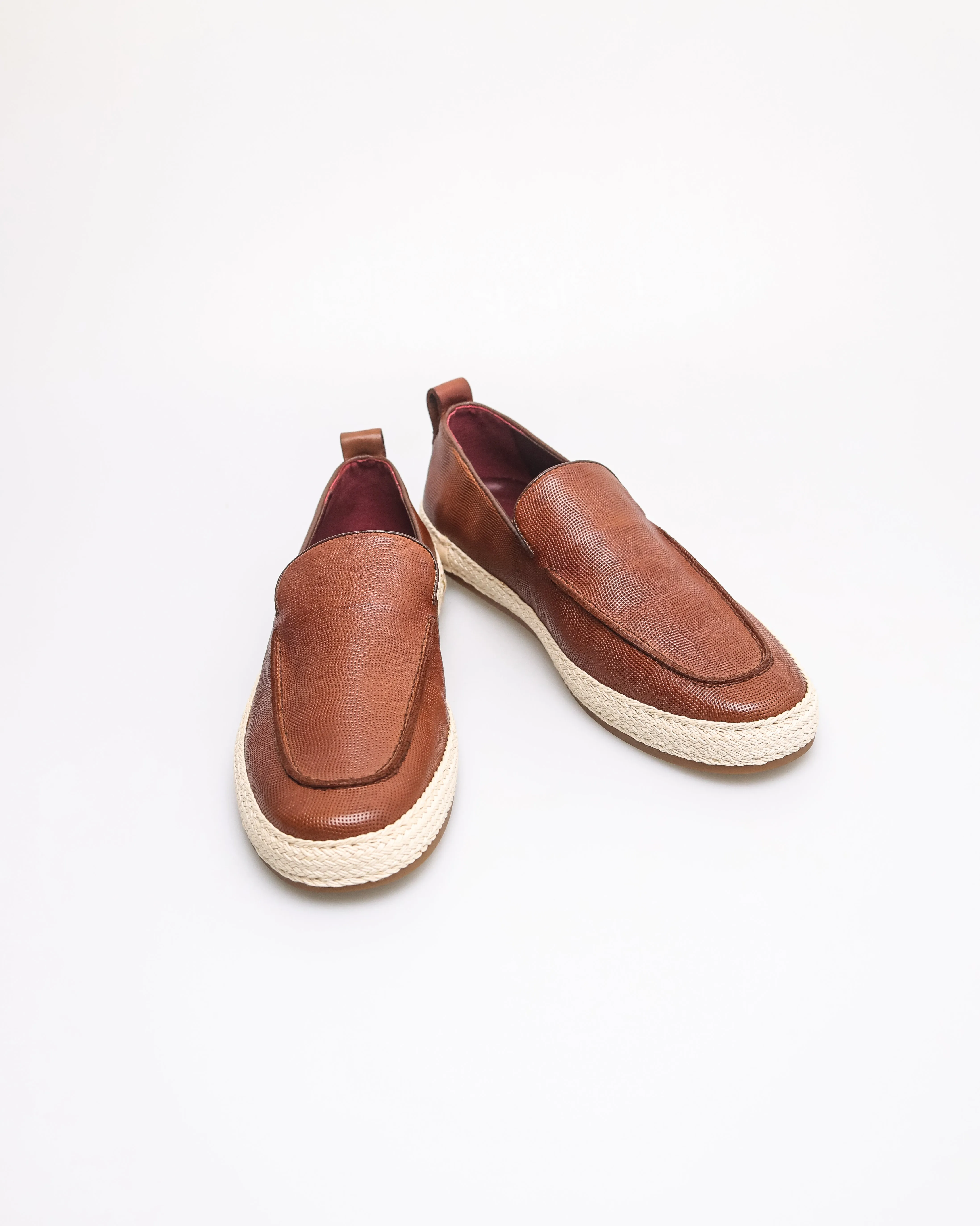 Tomaz HF104 Men's Plain Textured Loafers