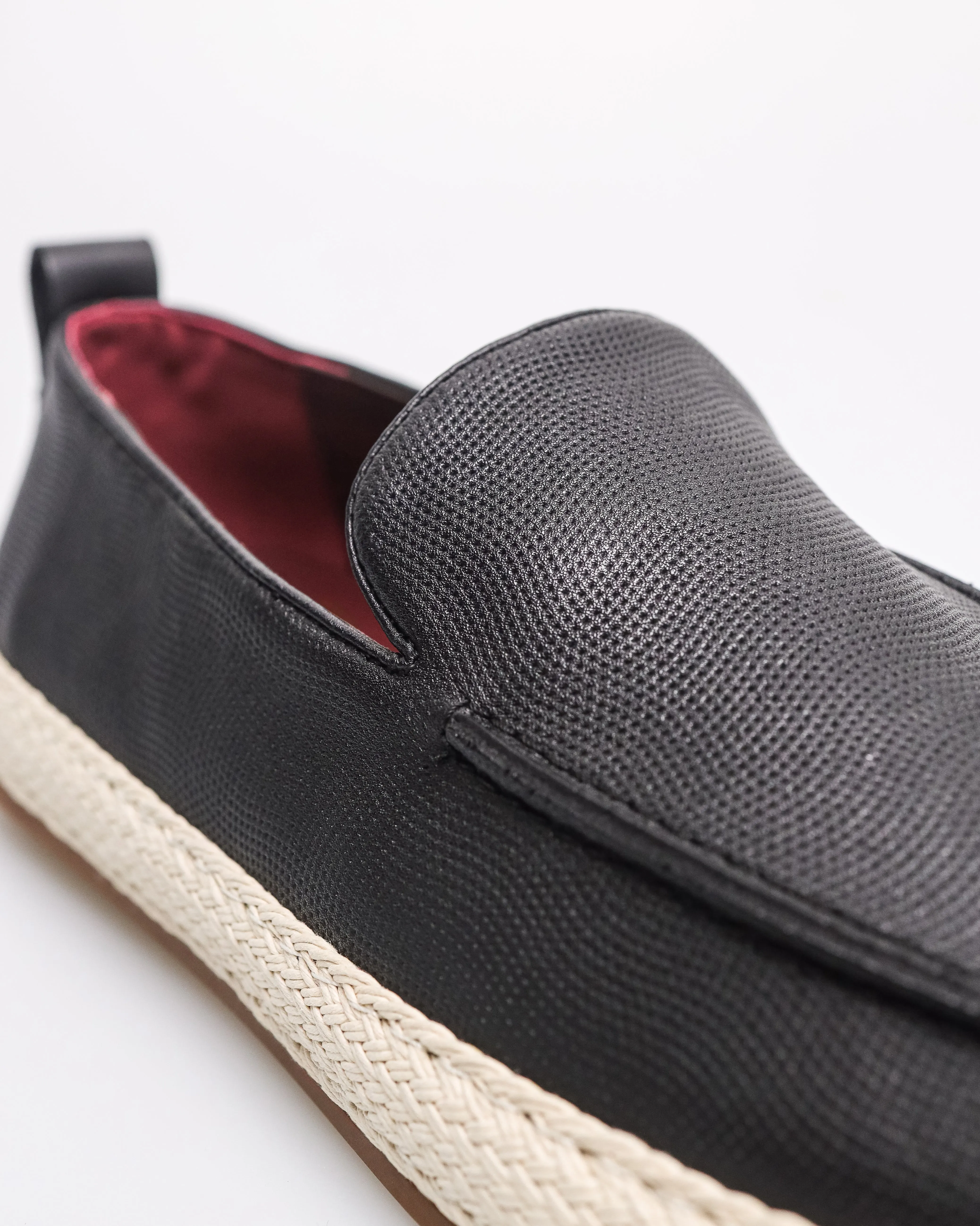 Tomaz HF104 Men's Plain Textured Loafers