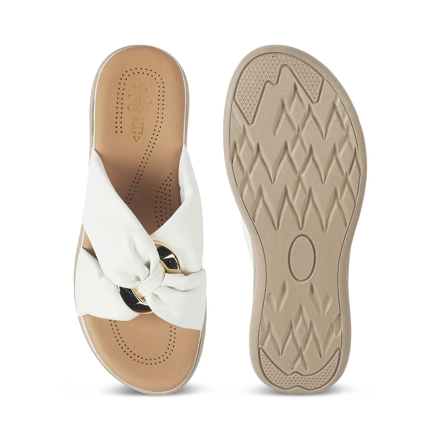 Tresmode Has White Women's Casual Platform Flats