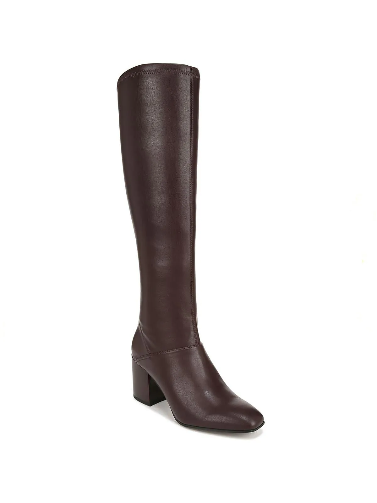 Tribute Womens Faux Leather Square Toe Knee-High Boots