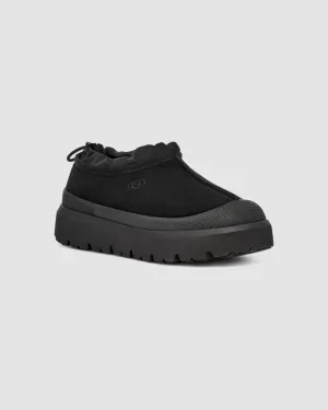 UGG Tasman Weather Hybrid 1144096 Slipper Men's 14 Black Leather Shoes TF4441
