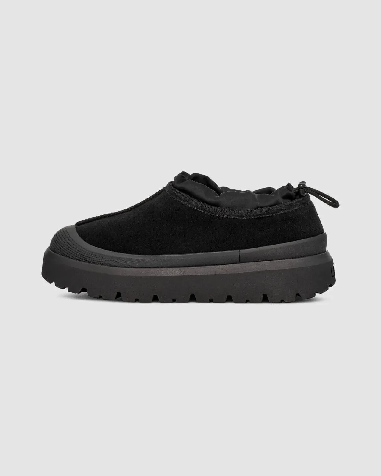 UGG Tasman Weather Hybrid 1144096 Slipper Men's 14 Black Leather Shoes TF4441