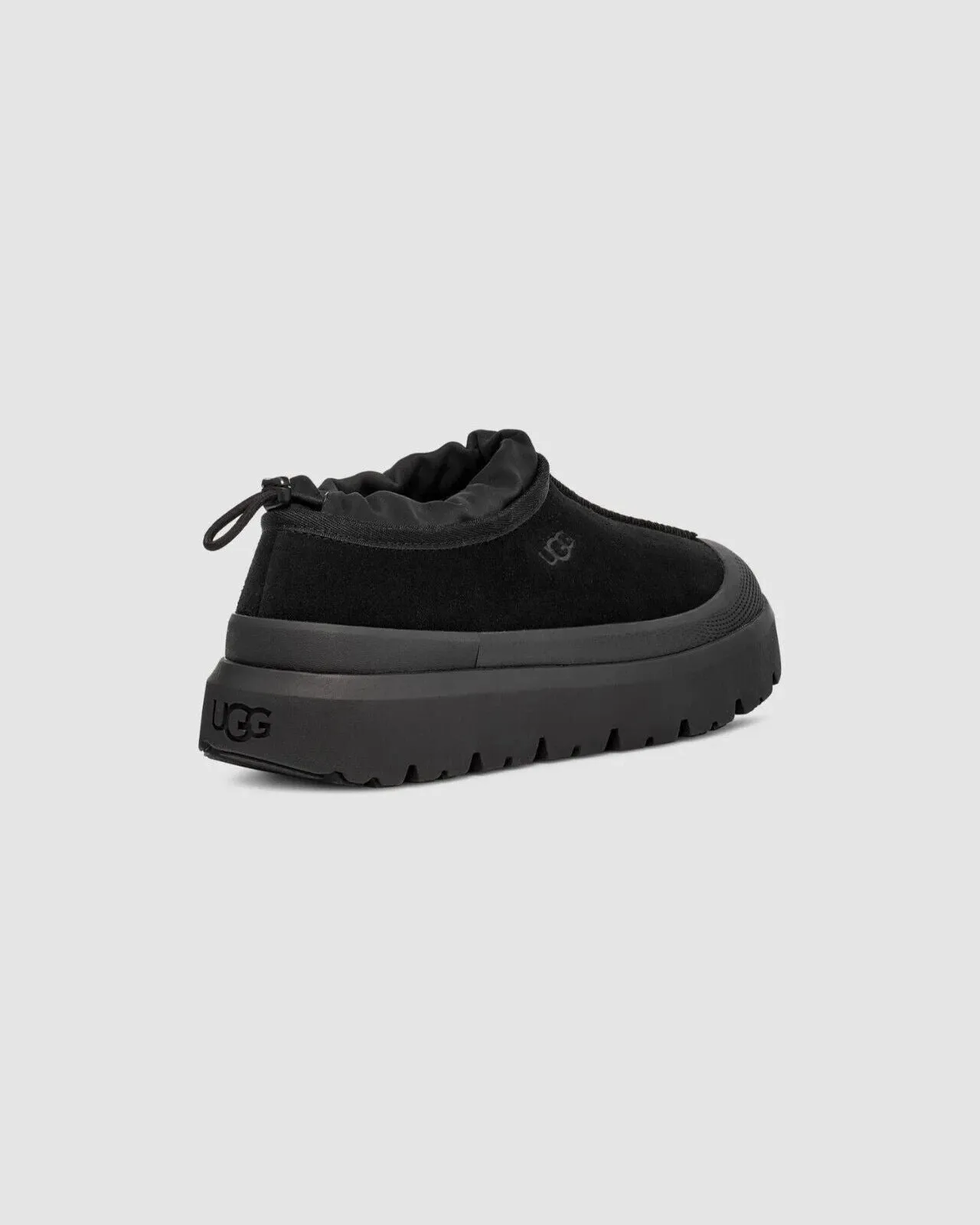 UGG Tasman Weather Hybrid 1144096 Slipper Men's 14 Black Leather Shoes TF4441