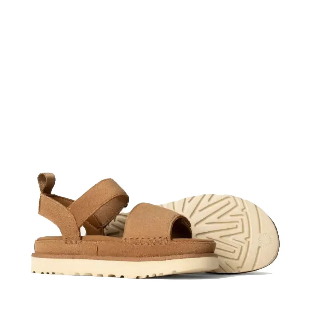 Ugg Women's Goldenstar Platform Sandal in Chestnut
