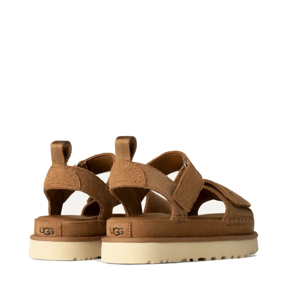 Ugg Women's Goldenstar Platform Sandal in Chestnut