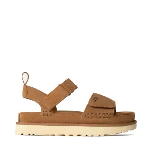 Ugg Women's Goldenstar Platform Sandal in Chestnut