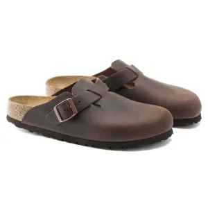 Unisex Boston Soft Footbed Sandal - Regular In Habana Oil Leather
