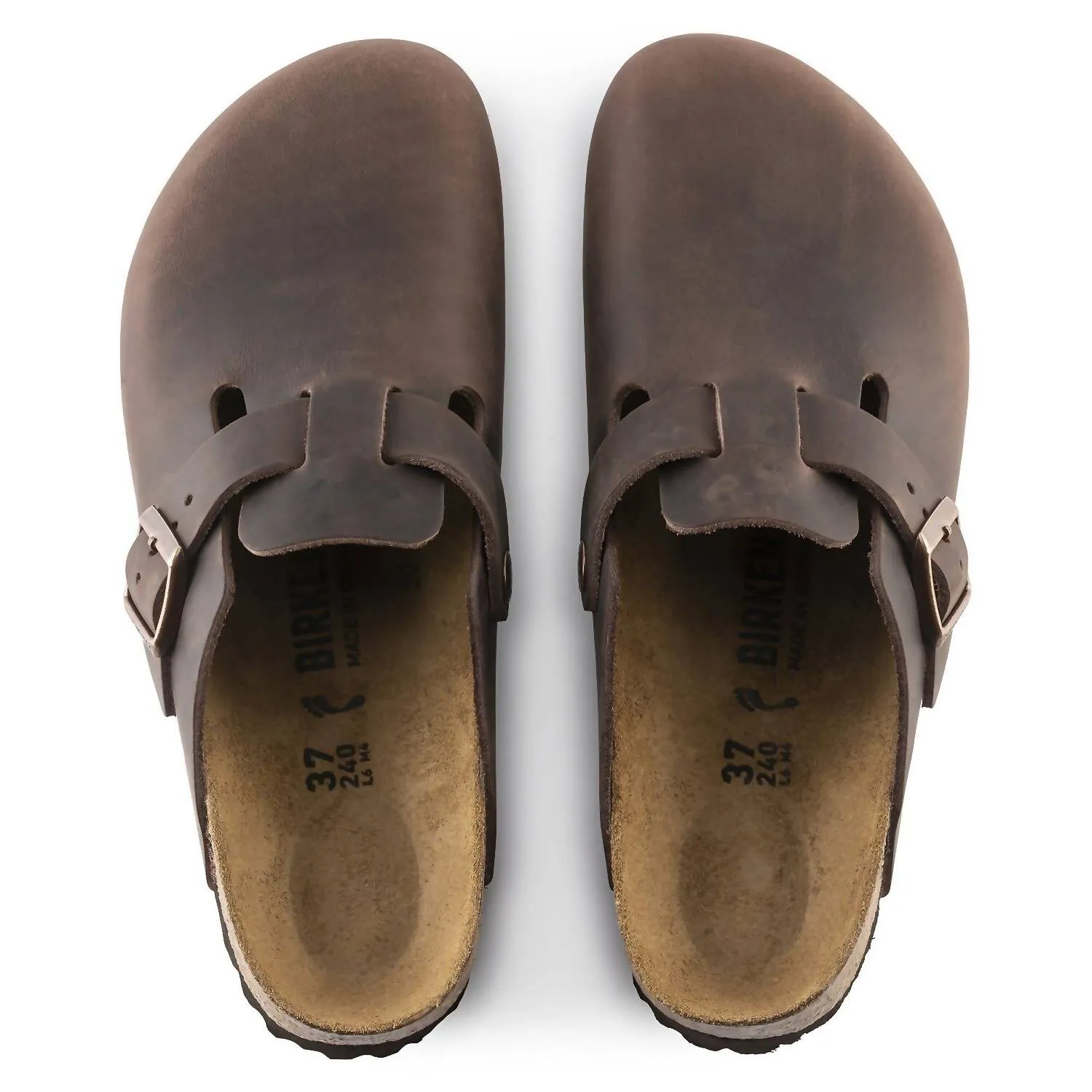 Unisex Boston Soft Footbed Sandal - Regular In Habana Oil Leather