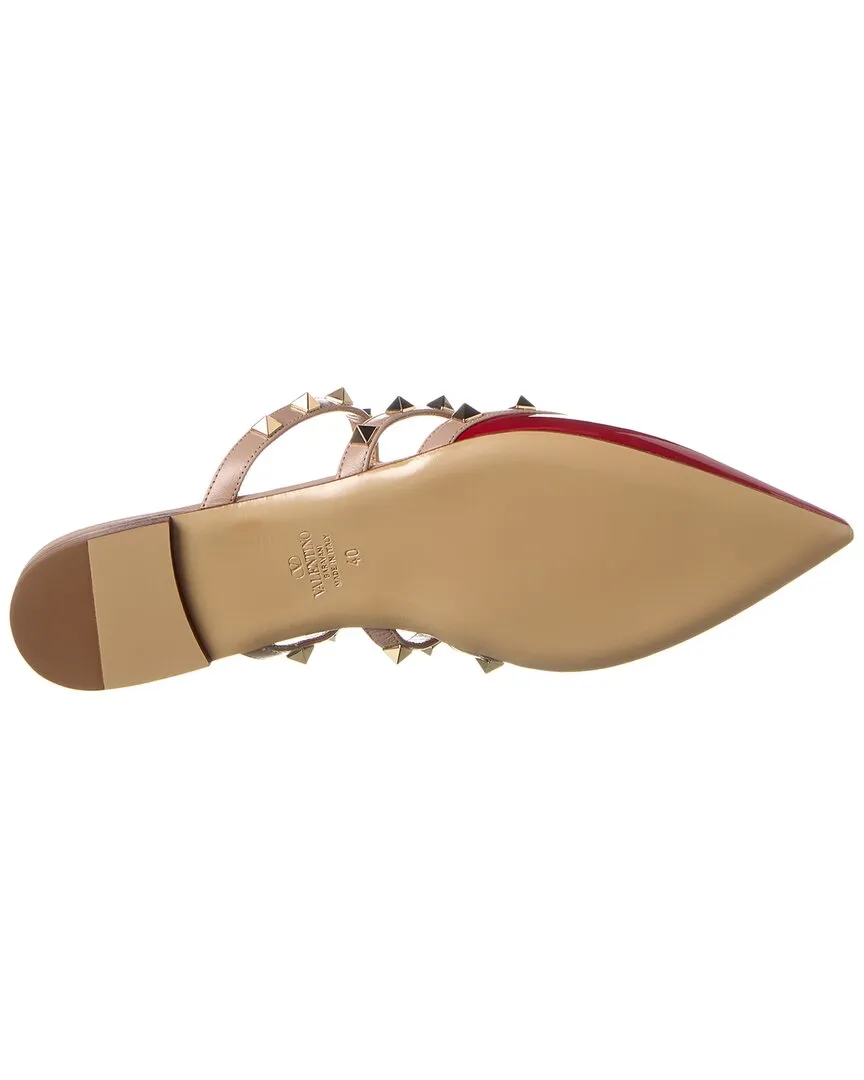 Valentino Rockstud Caged Patent Flat