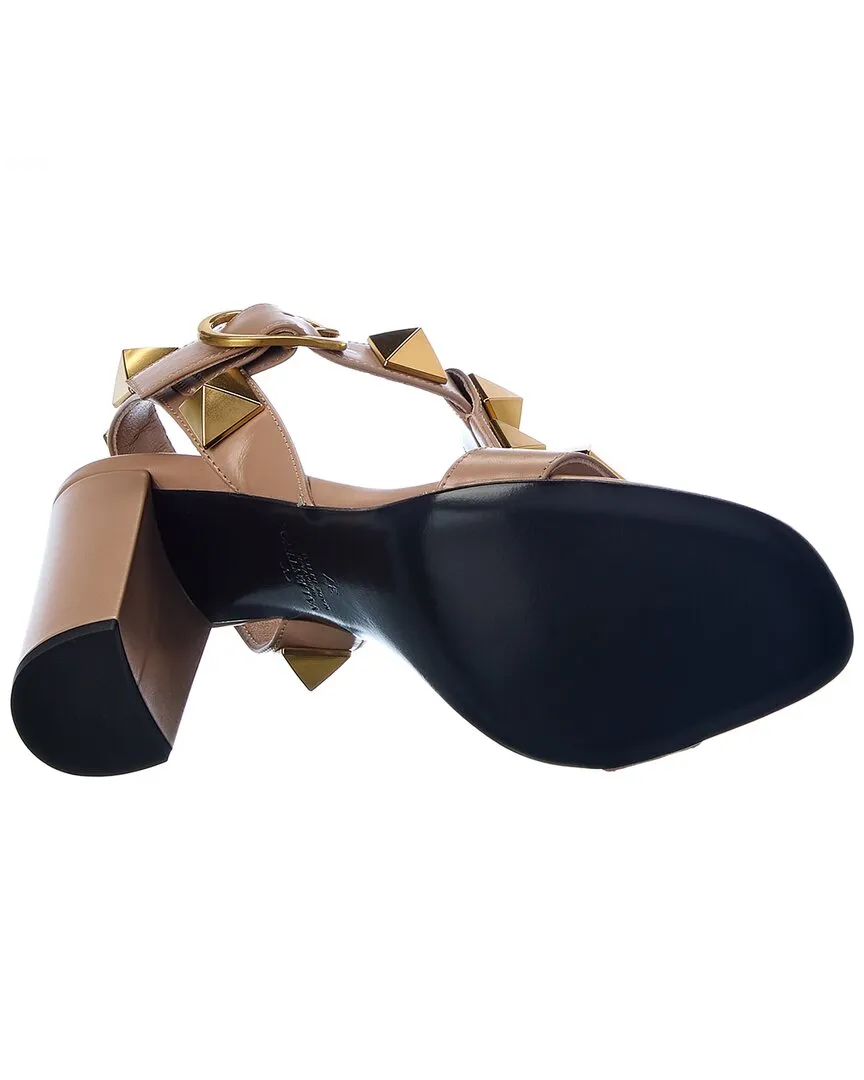 Valentino Roman Stud 90 Leather Sandal