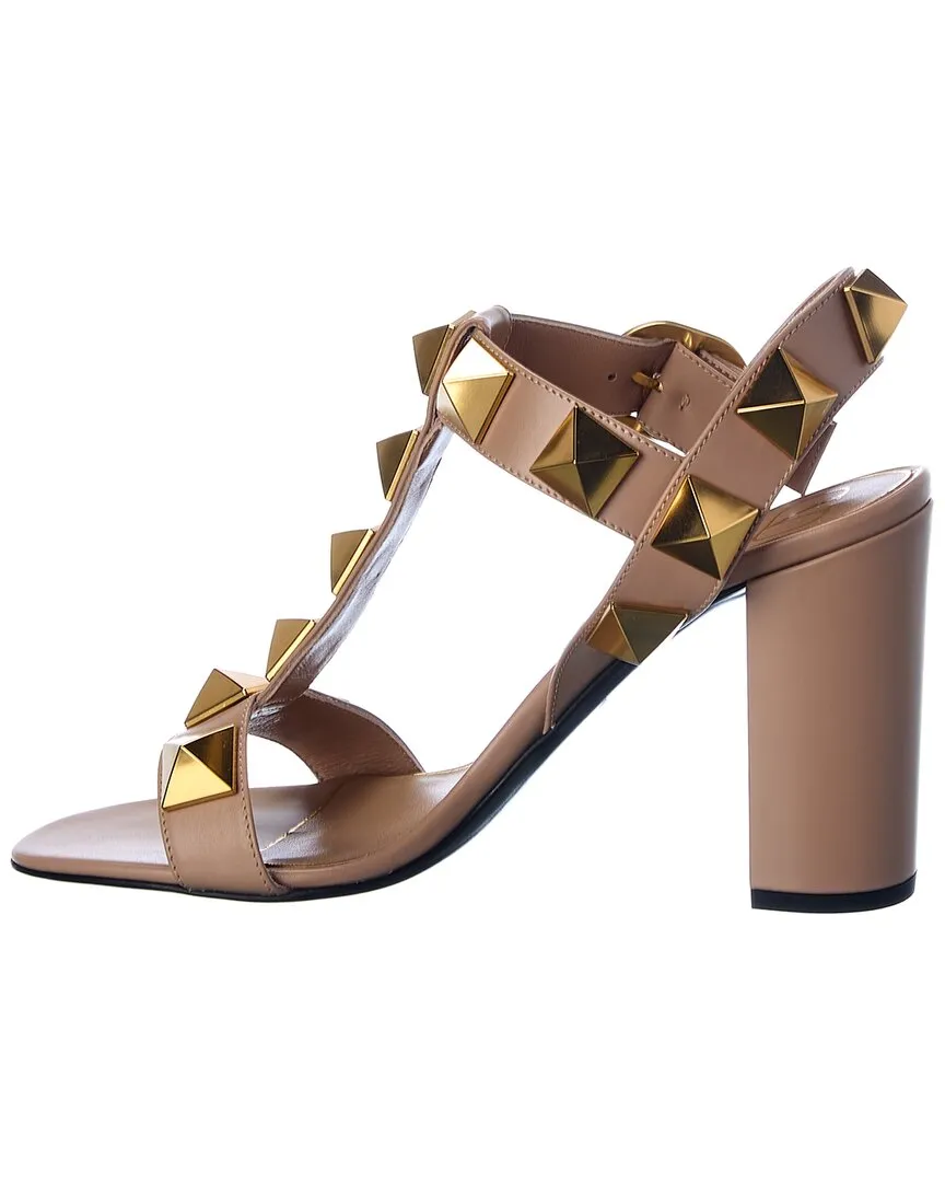 Valentino Roman Stud 90 Leather Sandal