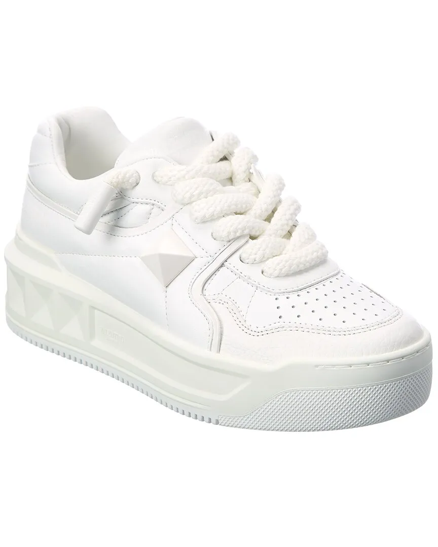 Valentino Roman Stud Leather Sneaker