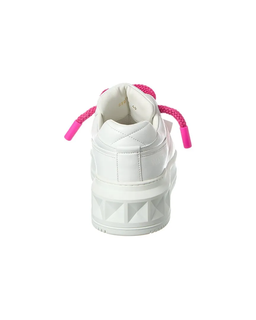 Valentino Roman Stud Leather Sneaker