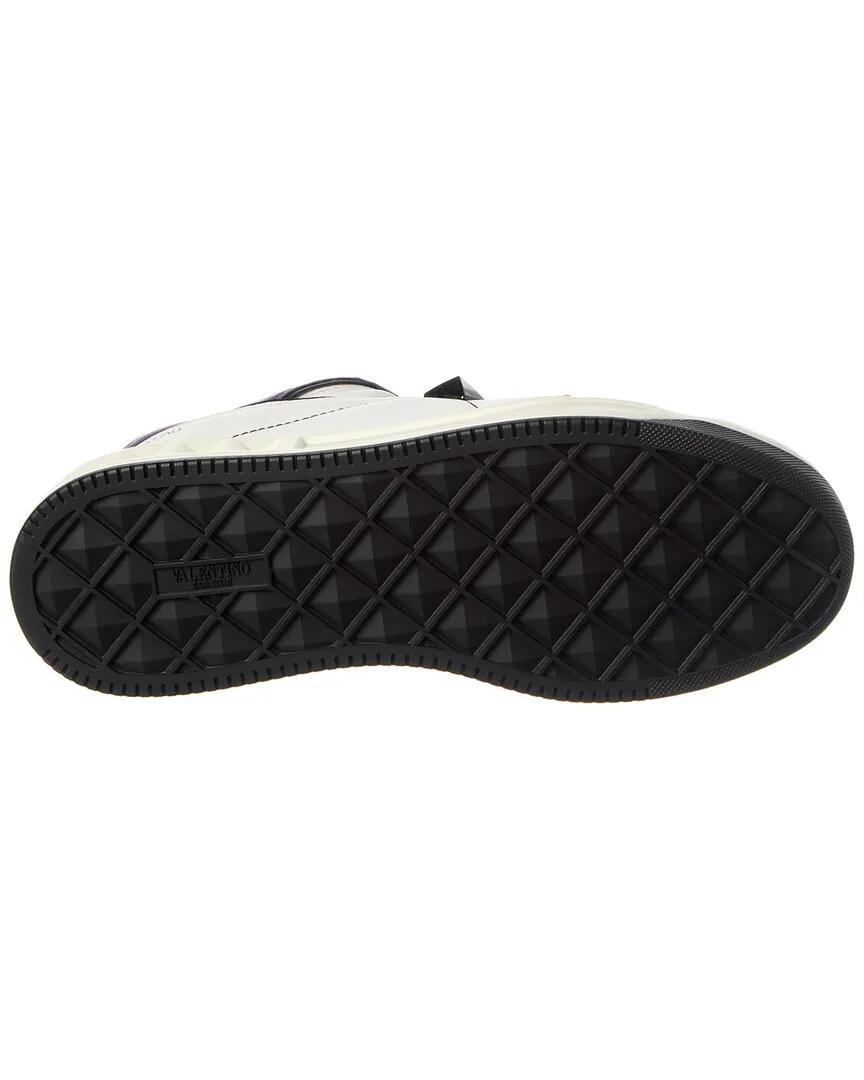 Valentino Roman Stud Leather Sneaker