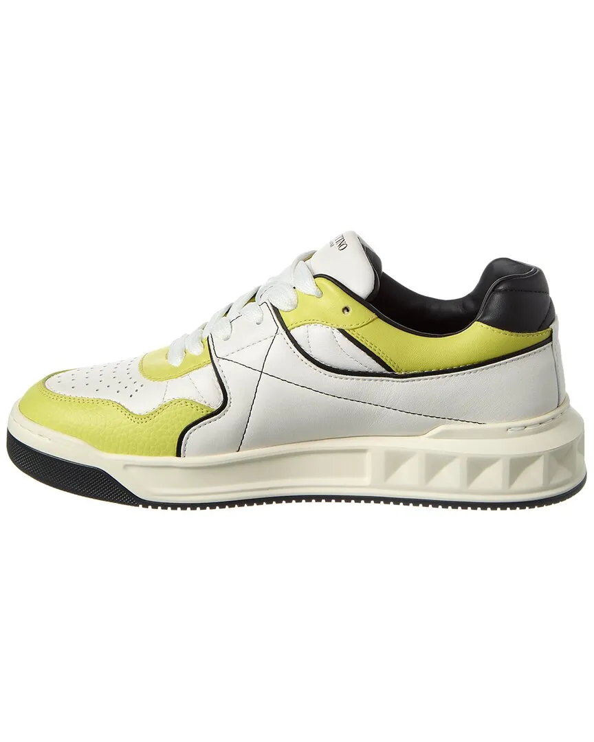 Valentino Roman Stud Leather Sneaker