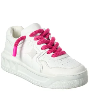 Valentino Roman Stud Leather Sneaker