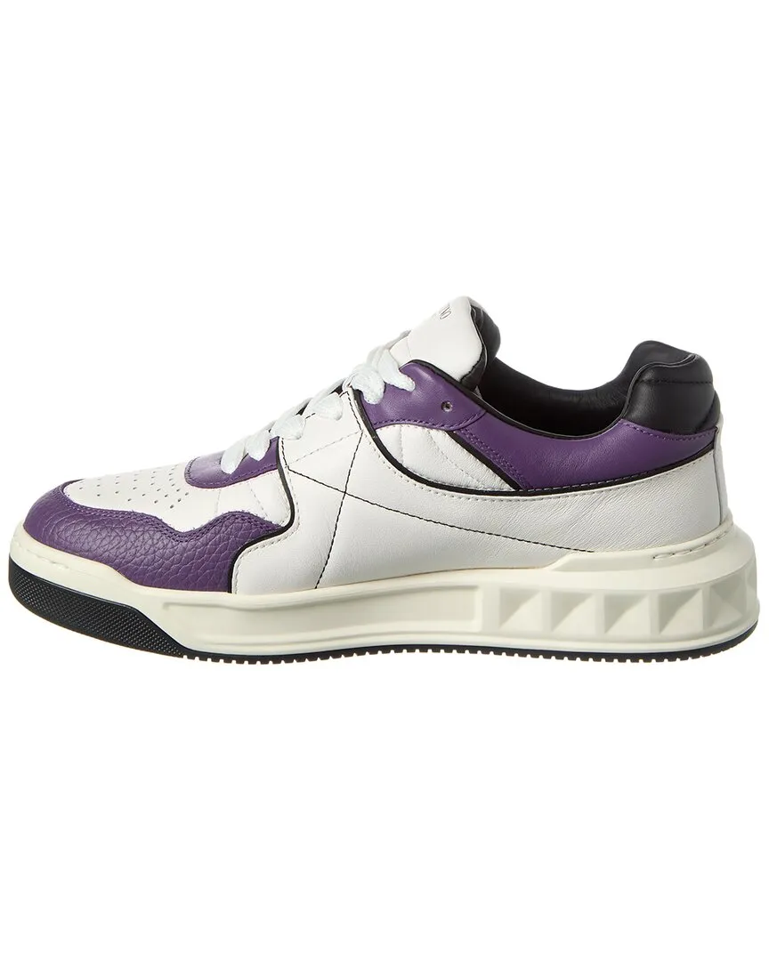 Valentino Roman Stud Leather Sneaker
