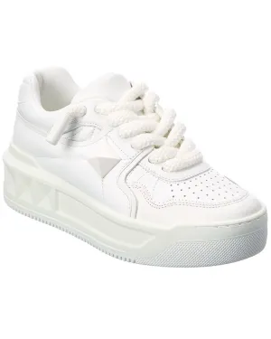 Valentino Roman Stud Leather Sneaker