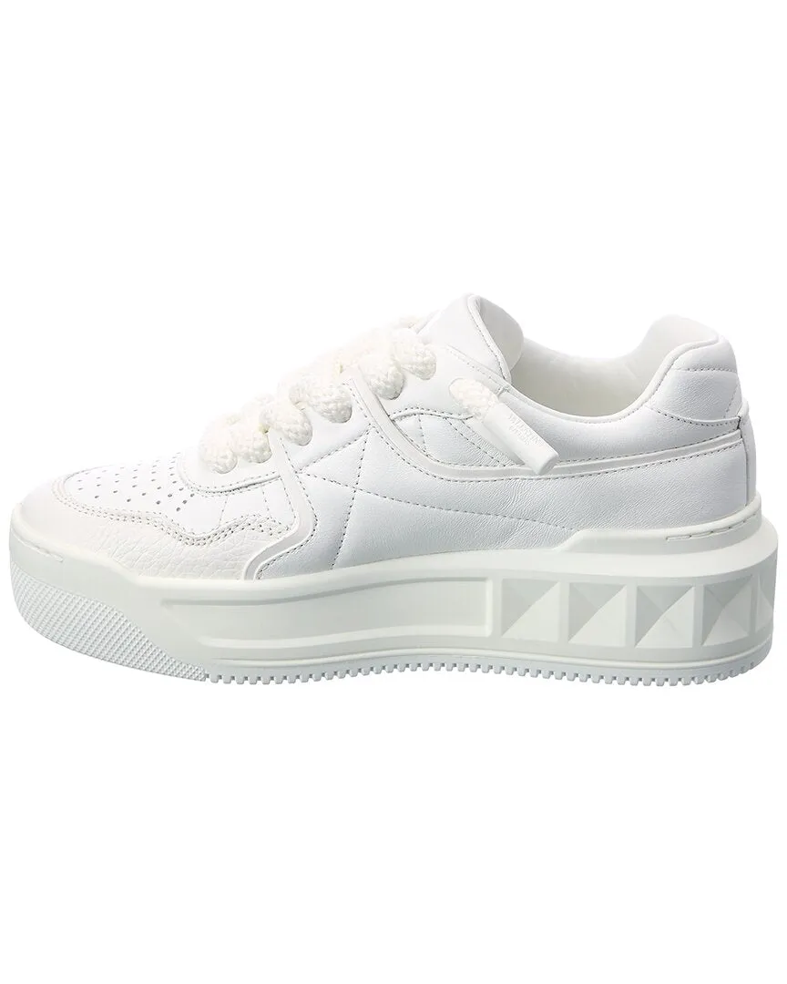 Valentino Roman Stud Leather Sneaker
