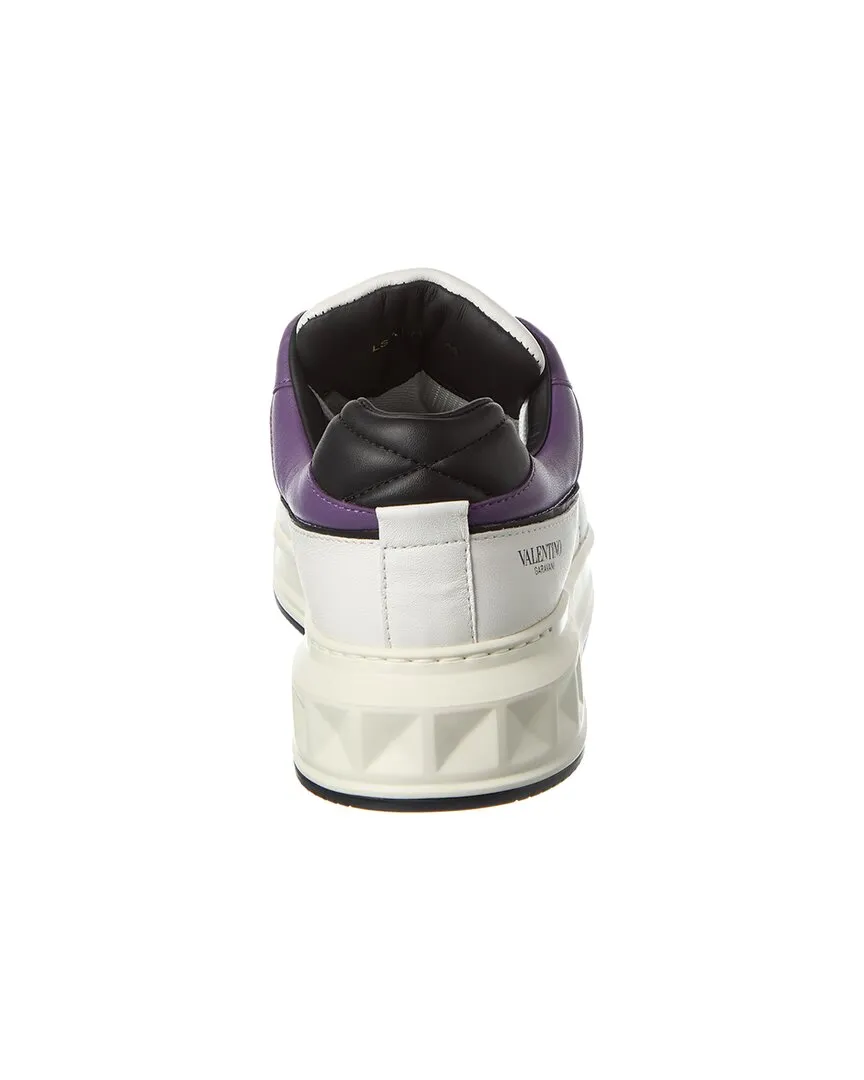 Valentino Roman Stud Leather Sneaker