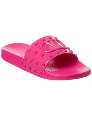 Valentino VLogo Rubber Slide