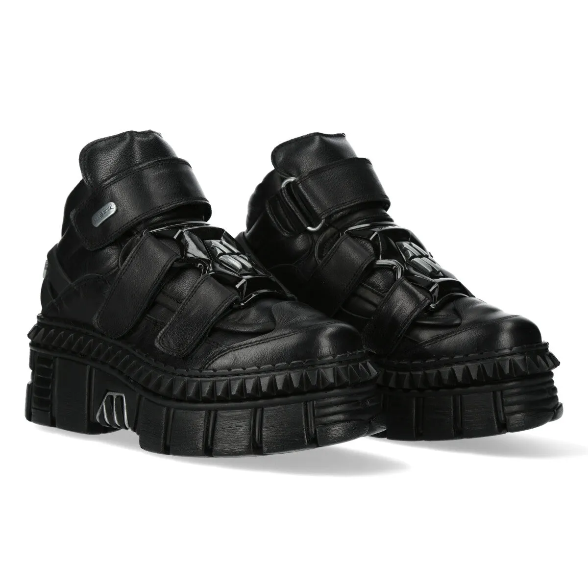 WALL285-S3 Boots Punk Leather Platform Gothic