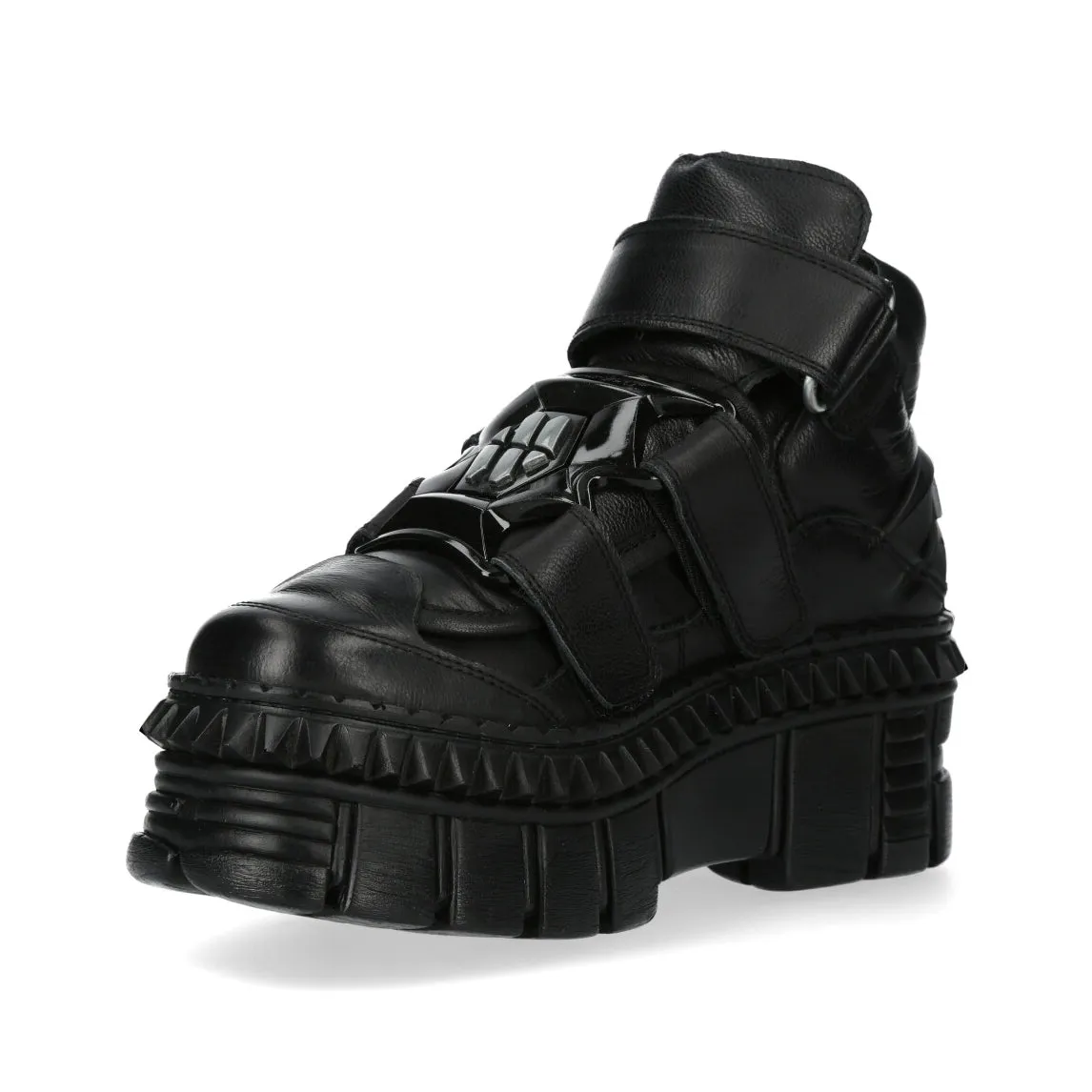 WALL285-S3 Boots Punk Leather Platform Gothic