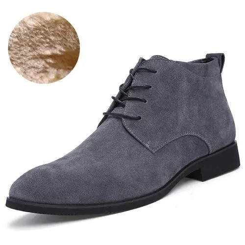 West Louis™ Genuine Ankle Boots Breathable High Top Shoes
