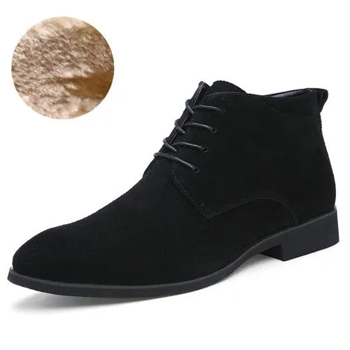 West Louis™ Genuine Ankle Boots Breathable High Top Shoes