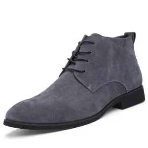 West Louis™ Genuine Ankle Boots Breathable High Top Shoes