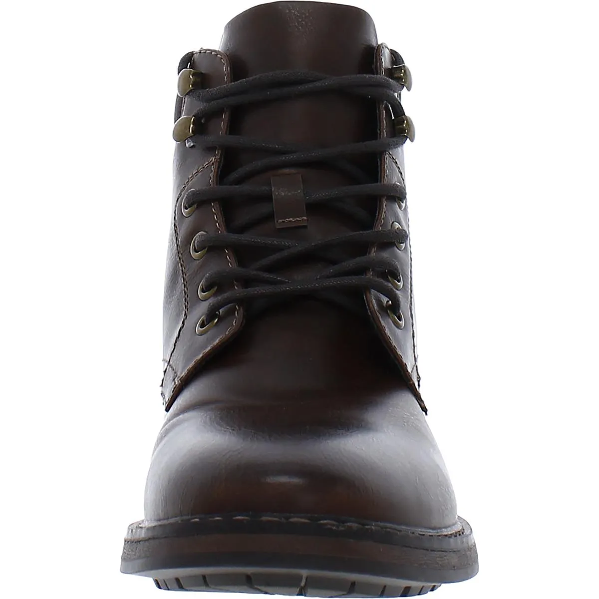 Westin Mens Faux Leather Lace-Up Ankle Boots