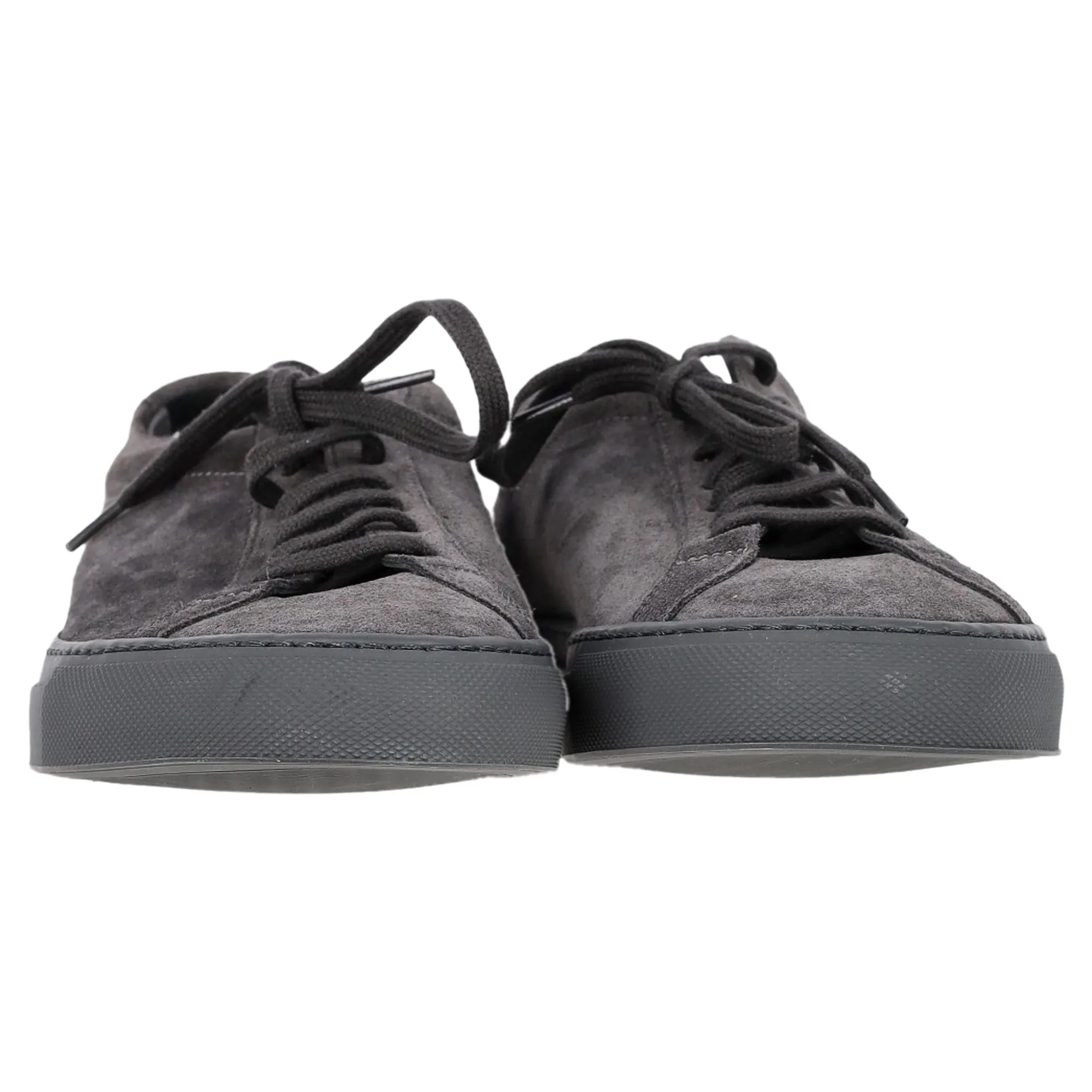 Woman by Common Projects Achilles Sneakers in Grey Suede