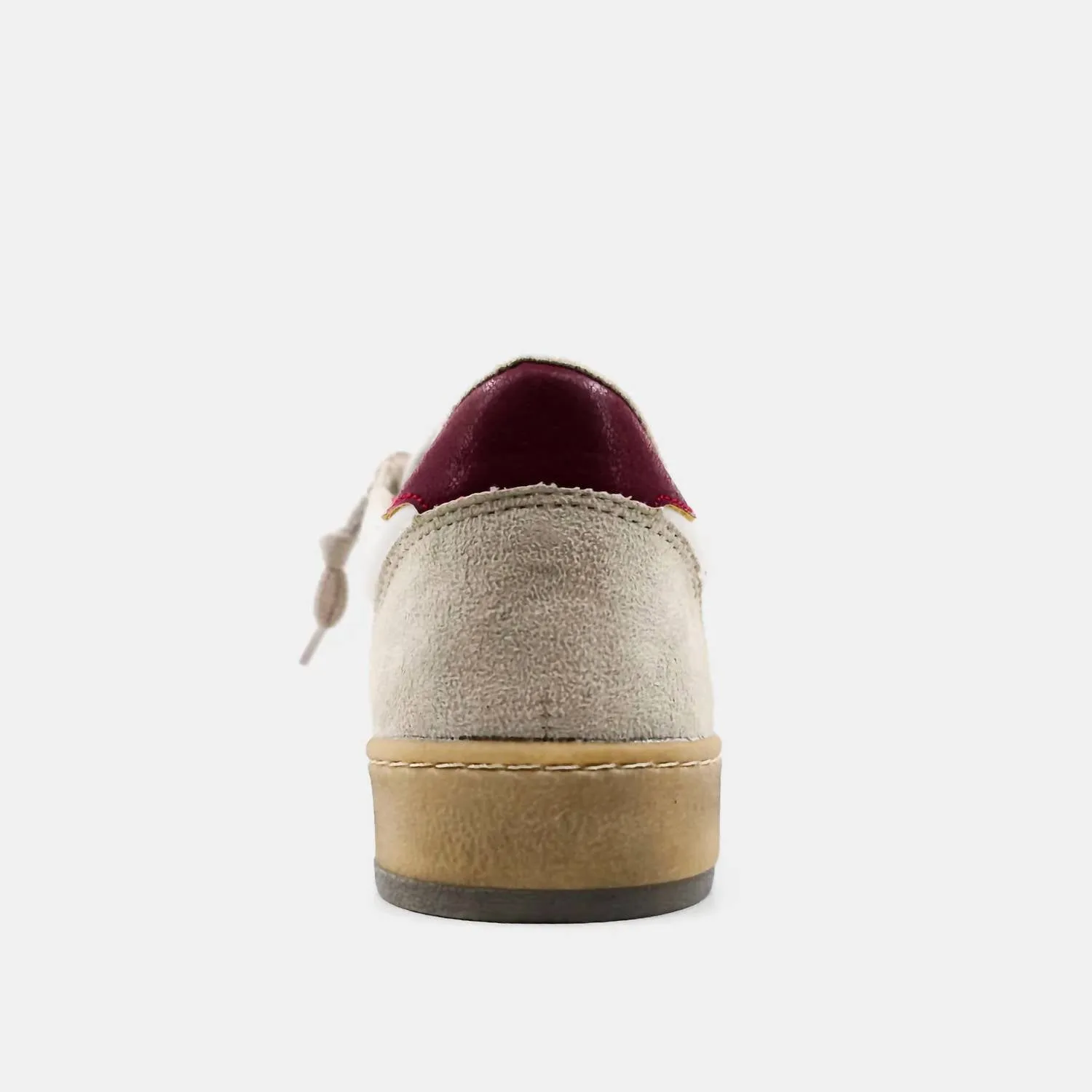 Women Salma Vintage Sneaker In Maroon/gold