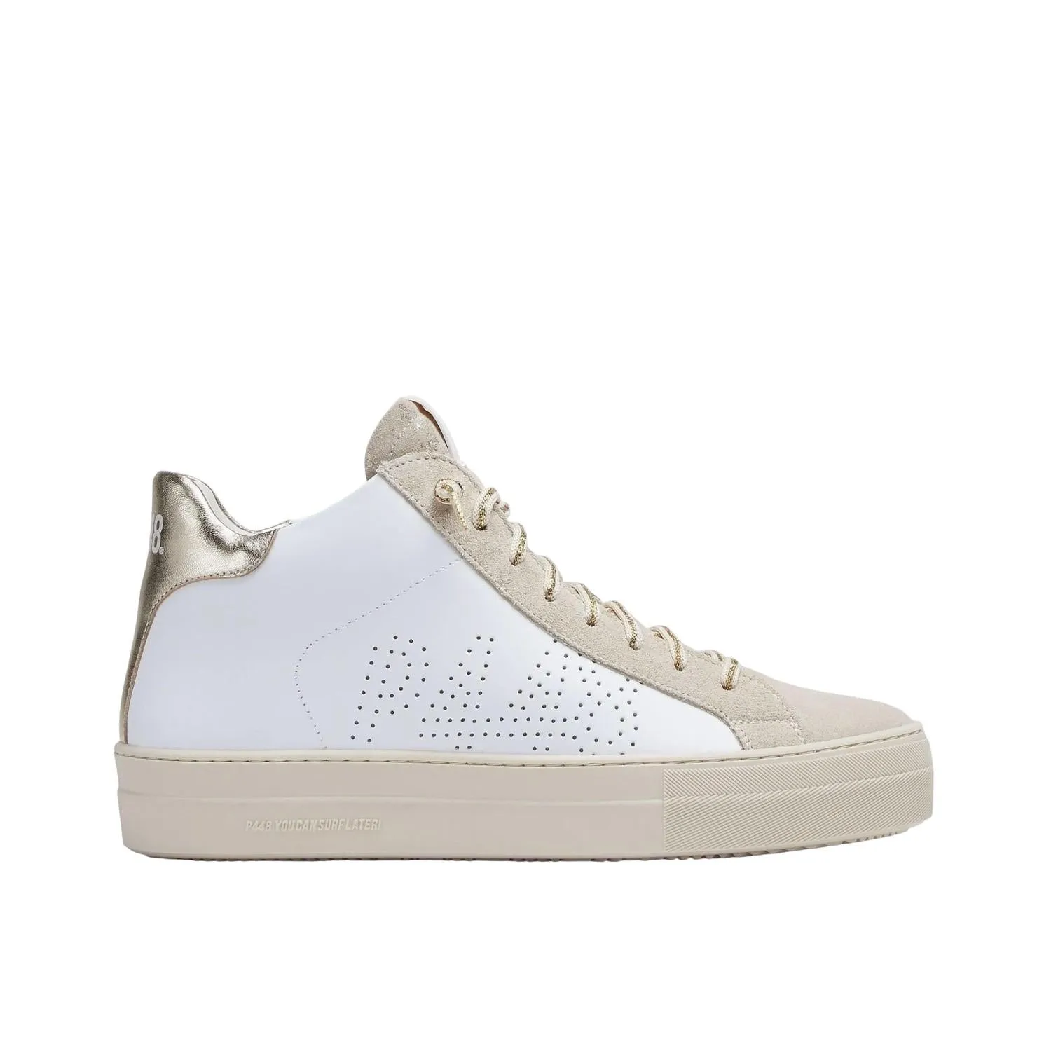 Women Thea Mid Sneakers In Champagne