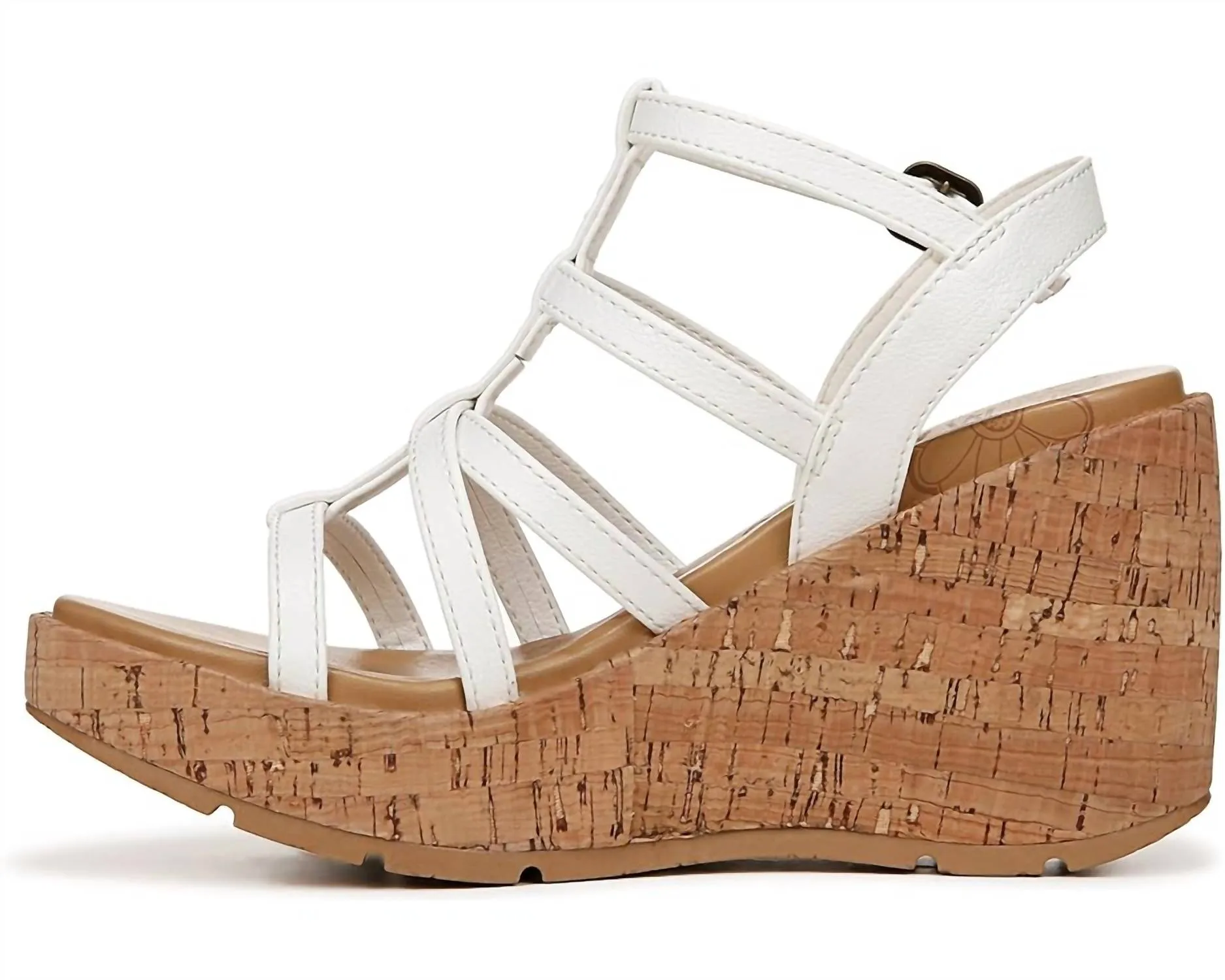 Women Wedge Sandals In White