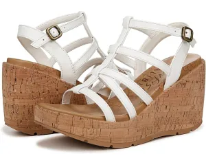 Women Wedge Sandals In White