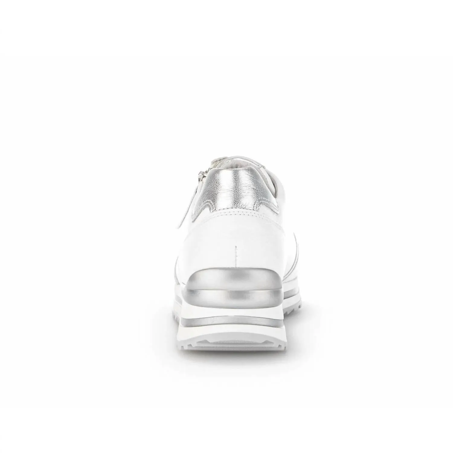 Women's 26.528.5 Zip Sneaker In White/silver