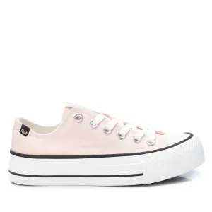 Women's Canvas Sneakers In Light/pastel Pink