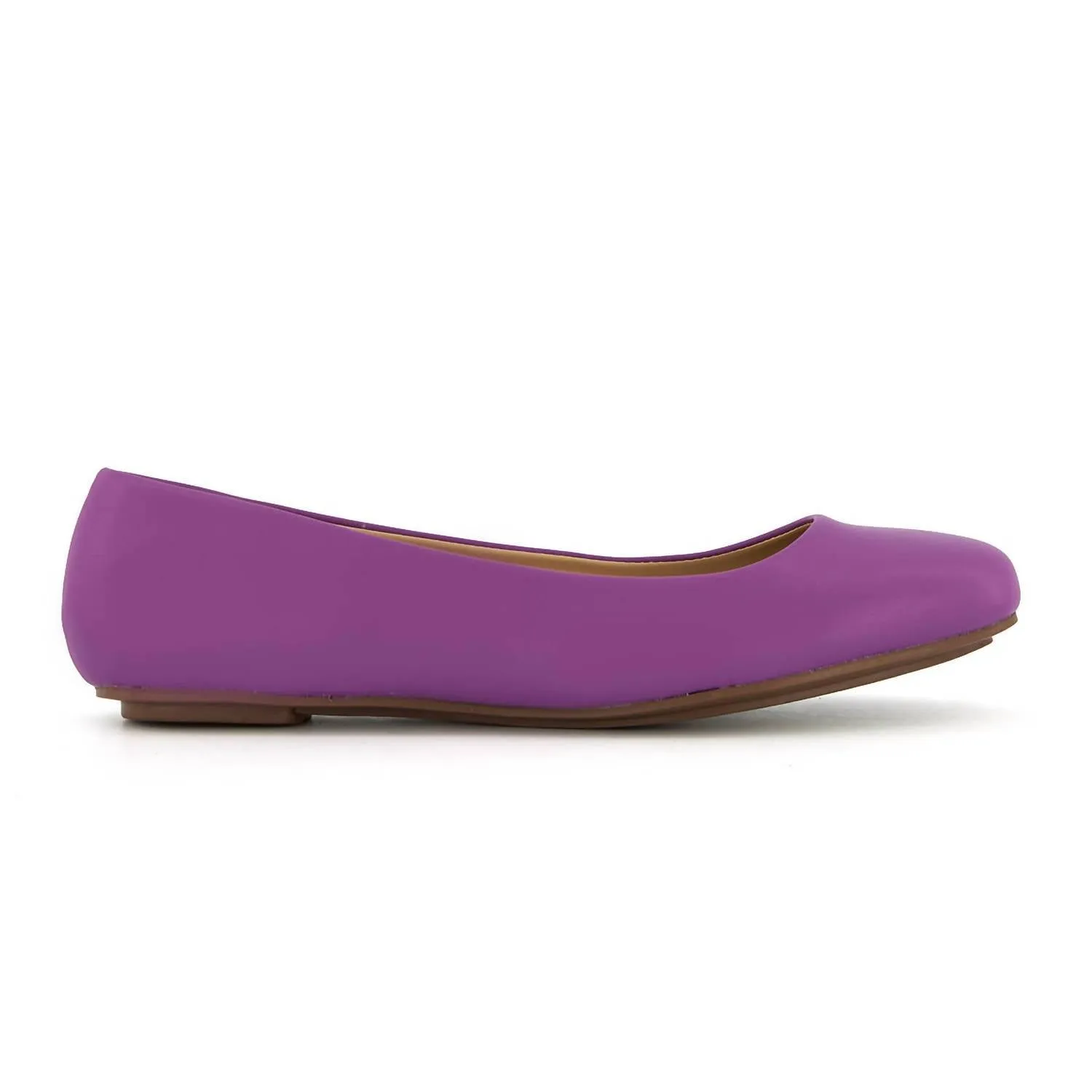 Women's Casual Comfort Ballerina Shoes In Purple